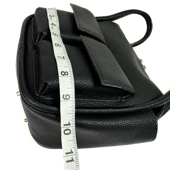 Anthropologie Faux Leather Utility Box Bag in Black NWT - Picture 9 of 11